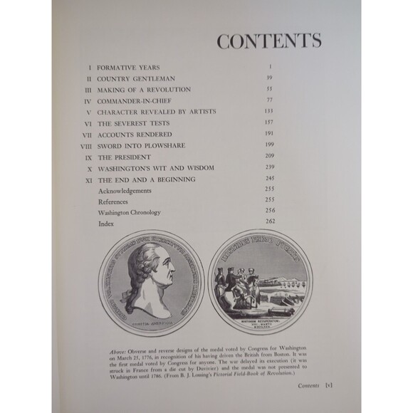 George Washington The Pictorial Biography HCDJ Clark Kinnaird 1st Edition VTG - Picture 6 of 9